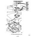 Whirlpool LA6500XPW0 machine base diagram