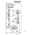 Whirlpool LA6500XPW0 gearcase diagram
