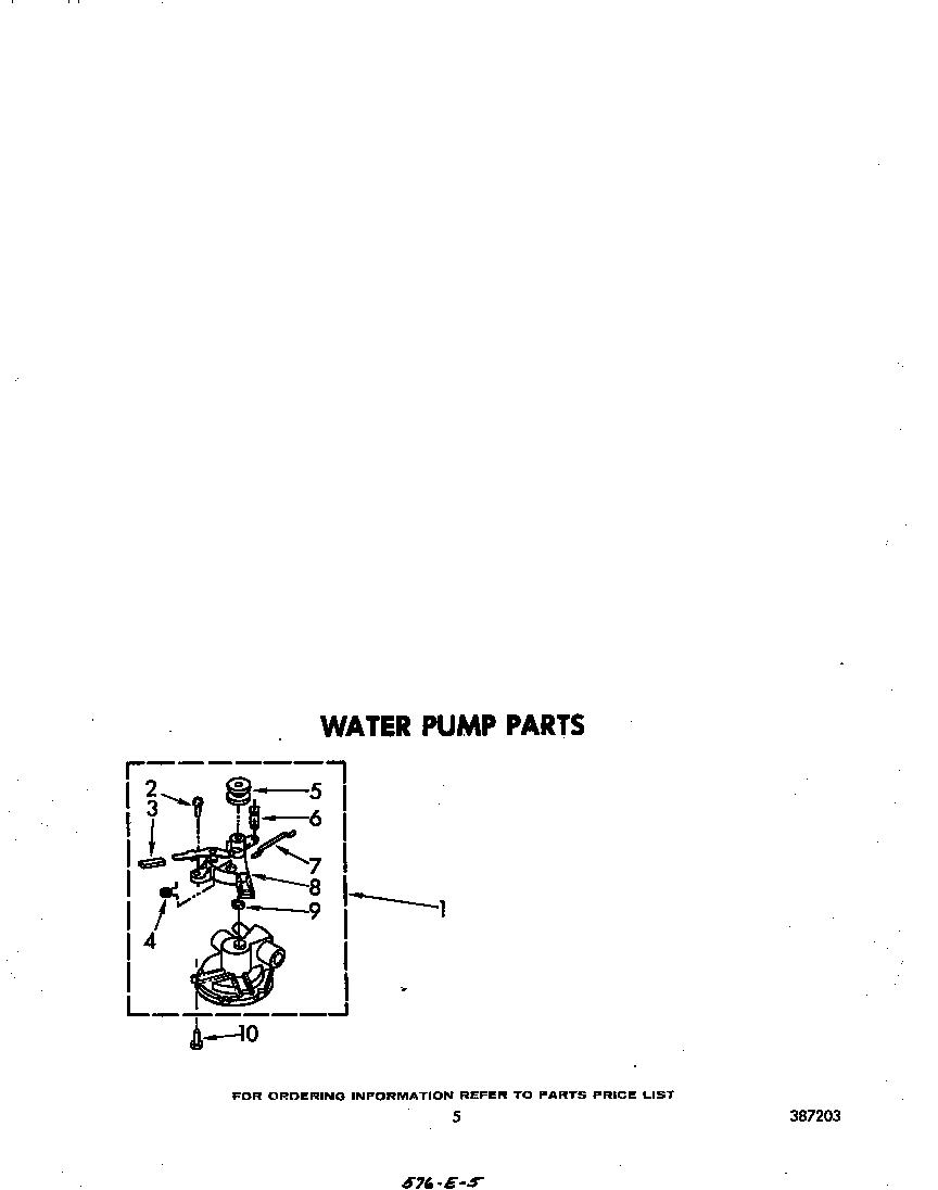 Whirlpool LA5500XKW2 water pump diagram