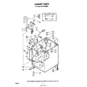 Whirlpool 9CFA2000W6 cabinet diagram