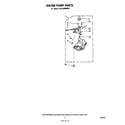 Whirlpool 9CFA2000W6 water pump diagram