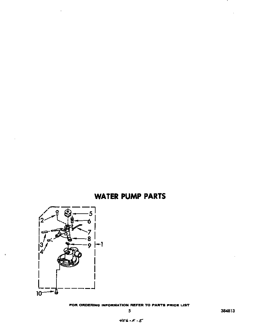 Whirlpool LA6700XKW2 water pump diagram