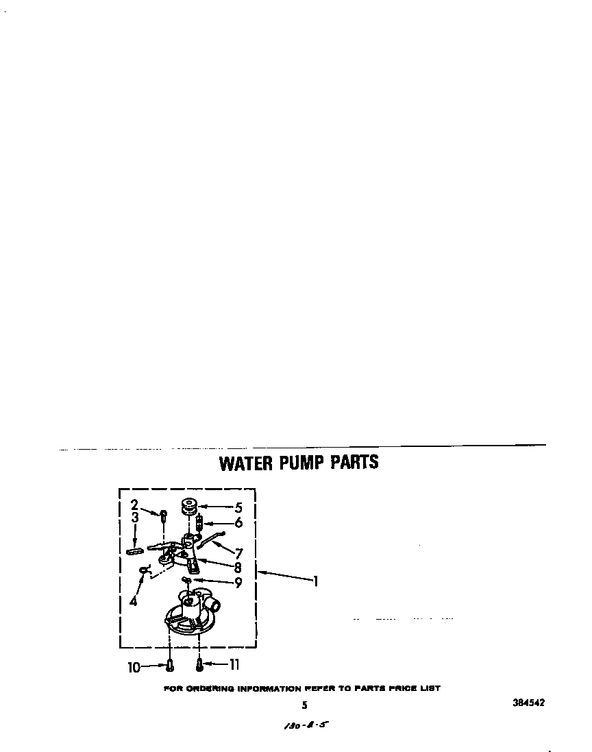 Whirlpool LA7680XKW2 water pump diagram