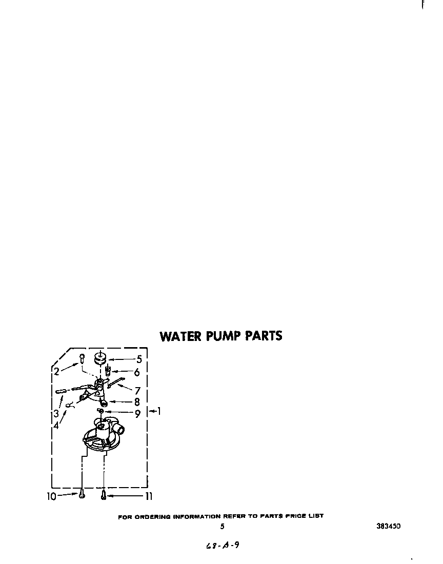 Whirlpool LA6700XKW1 water pumps diagram