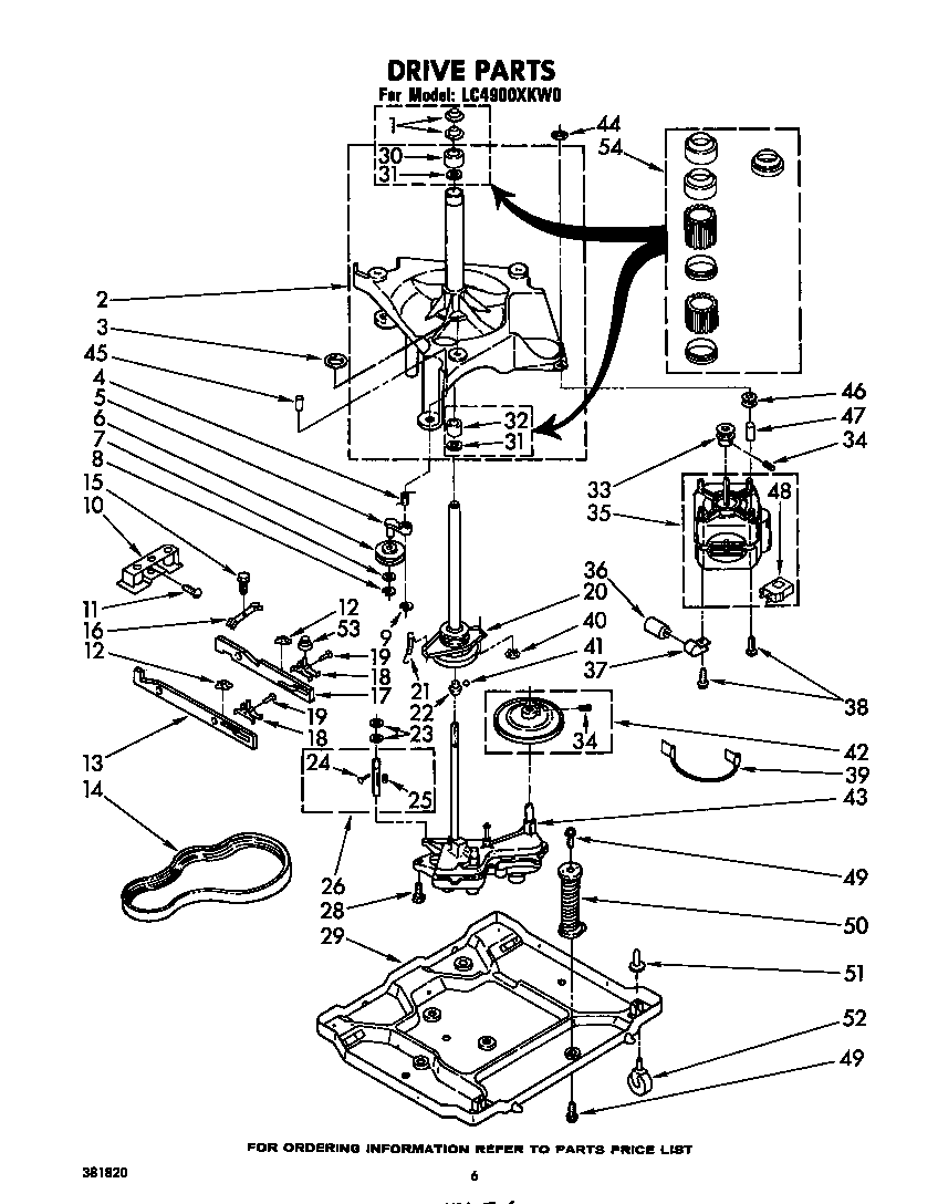 Whirlpool LC4900XKW0 drive diagram
