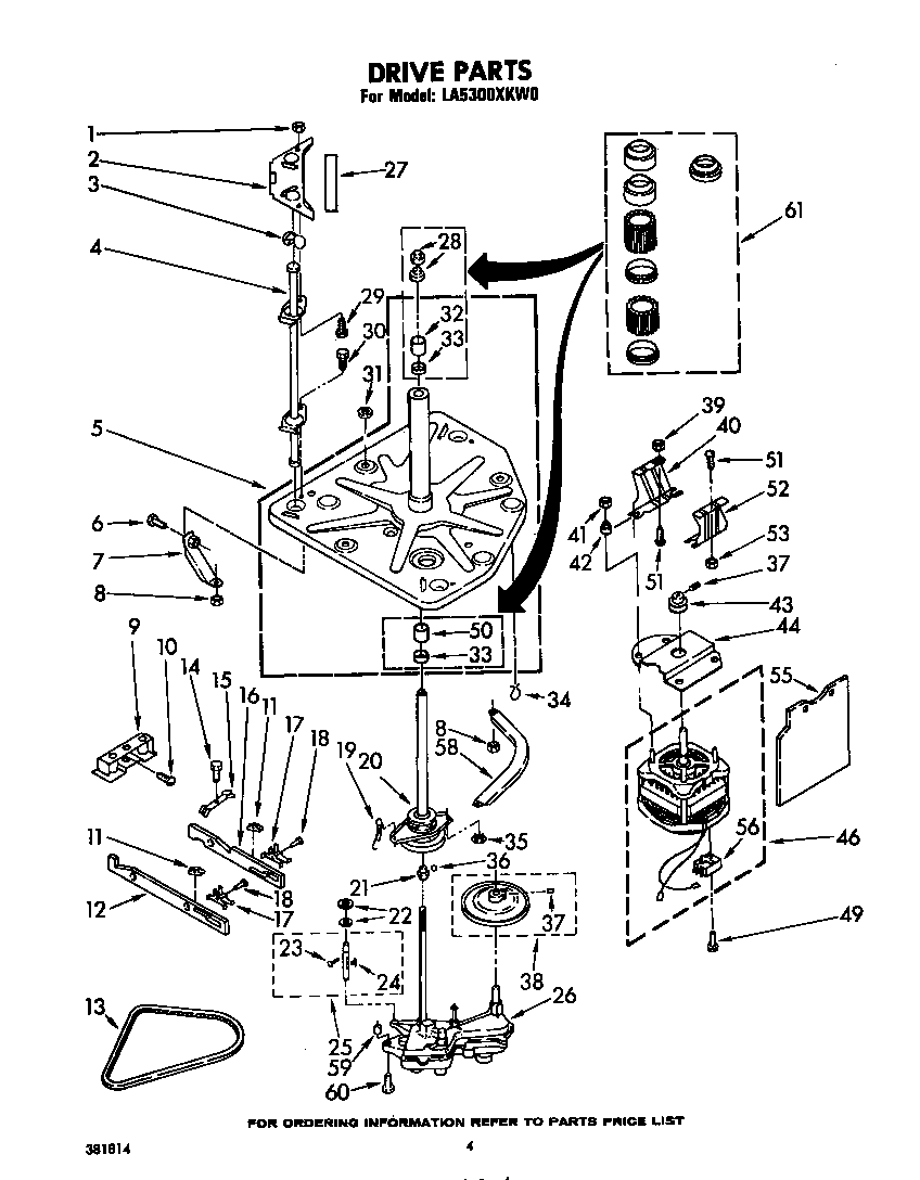 Whirlpool LA5300XKW0 drive diagram