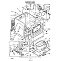 Whirlpool LG7801XSW0 cabinet diagram