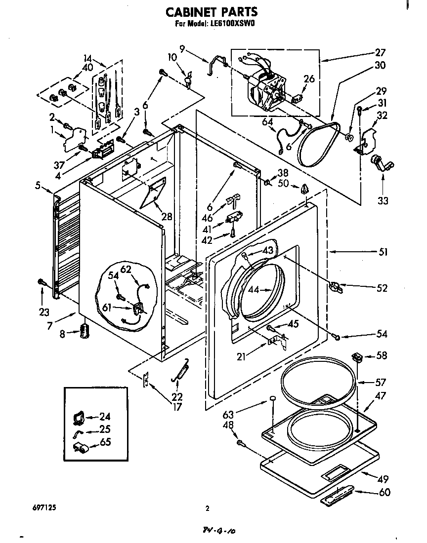 Whirlpool LE6100XSW0 null diagram