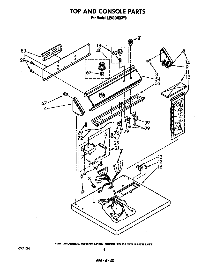 Whirlpool LE6090XSW0 null diagram