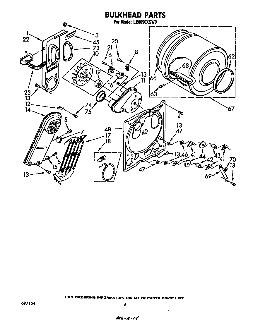 Whirlpool LE6090XSW0 null diagram