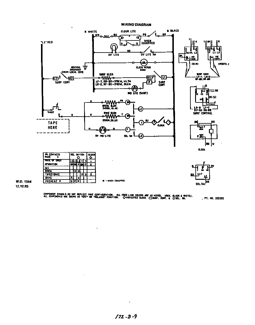 Roper 2326*0A wiring diagram diagram