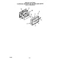 Roper 1255*3A oven door diagram