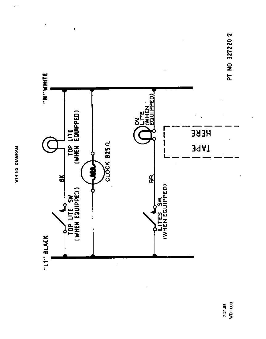 Roper 1225W3A wiring diagram diagram