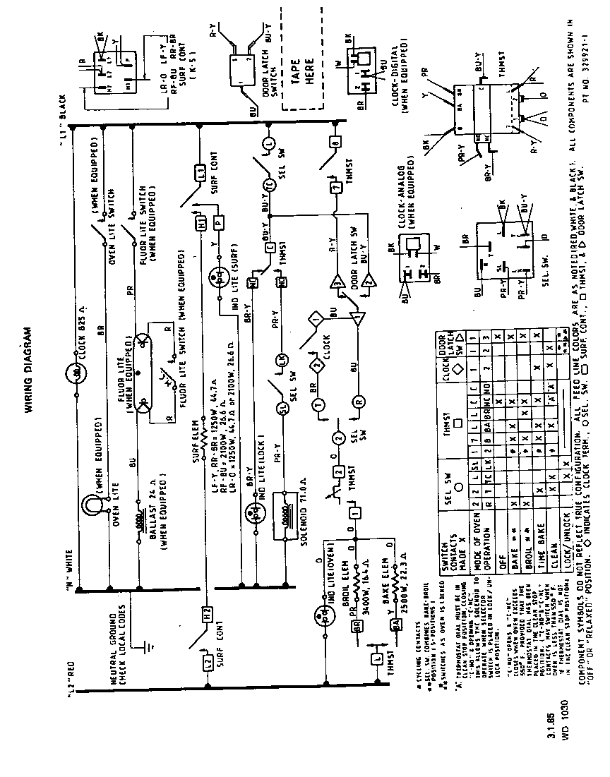 Roper 2376W0A wiring diagram diagram
