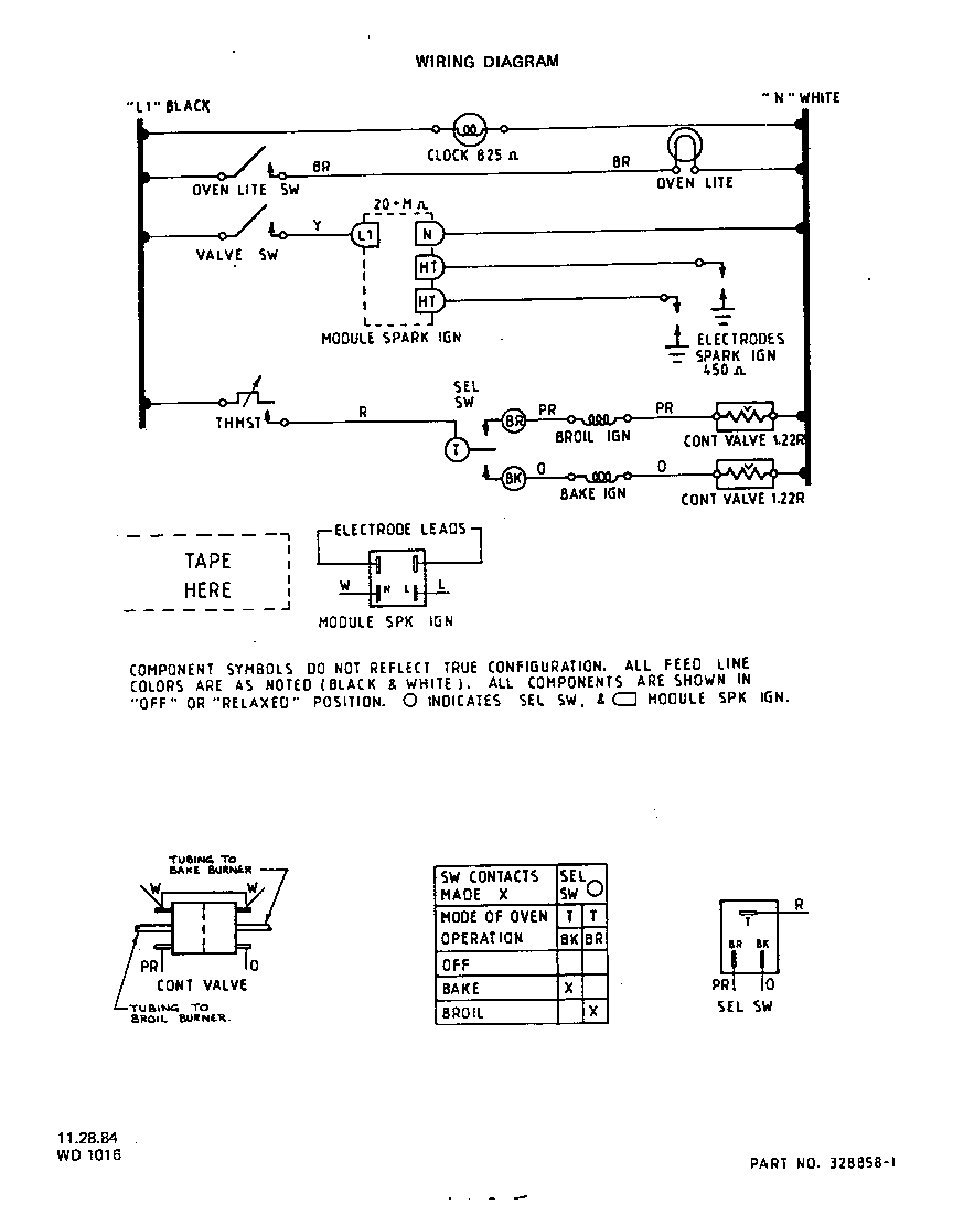 Roper 1525L0A wiring diagram diagram