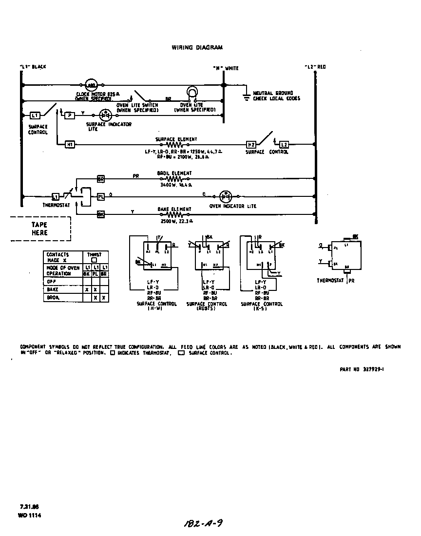 Roper F5007*0 wiring diagram diagram