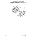 Roper 1835*3A oven door diagram