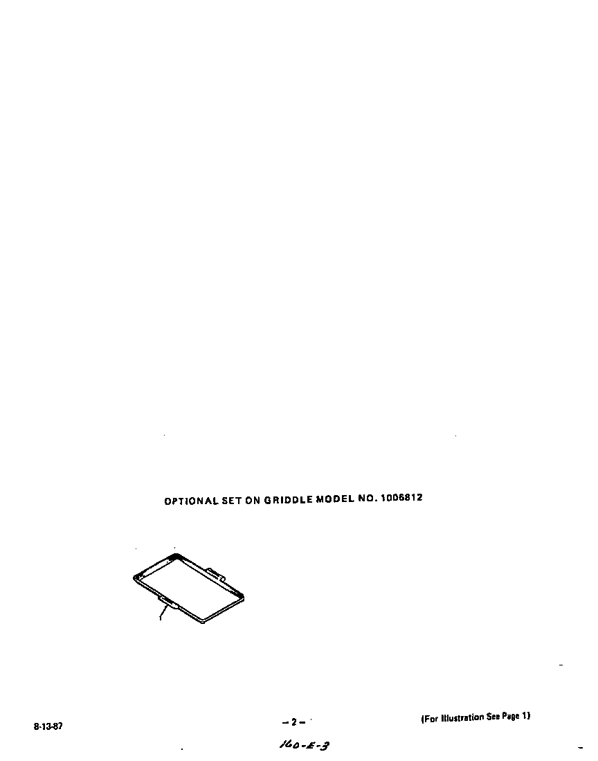 Roper 1885W3A griddle diagram