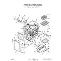 Roper 1355W3A oven body diagram