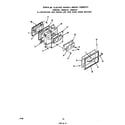 Roper 2456X2A oven door diagram