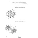Roper 2406*2A oven door diagram
