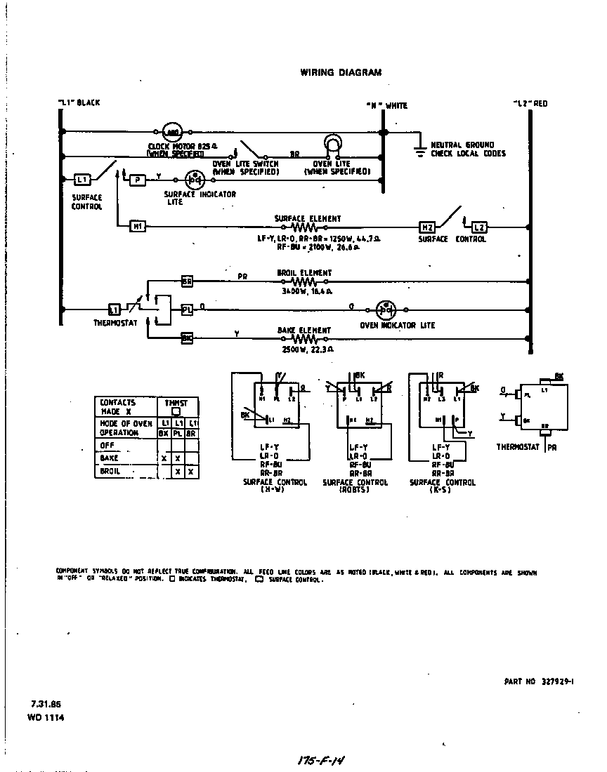 Roper 2406*3A wiring diagram diagram