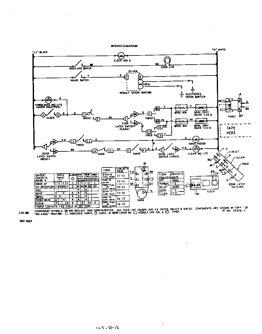 Roper 1456X1A wiring diagram diagram