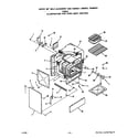 Roper 1346W0A oven body diagram