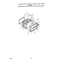 Roper 1346W0A oven door diagram