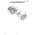 Roper 2347*0A oven door diagram