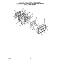 Roper 2276W1A oven door diagram