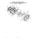 Roper 1347*0A oven door diagram