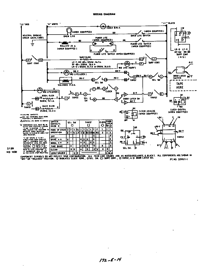 Roper 2366W0A wiring diagram diagram