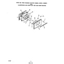 Roper 2244*0A oven door diagram