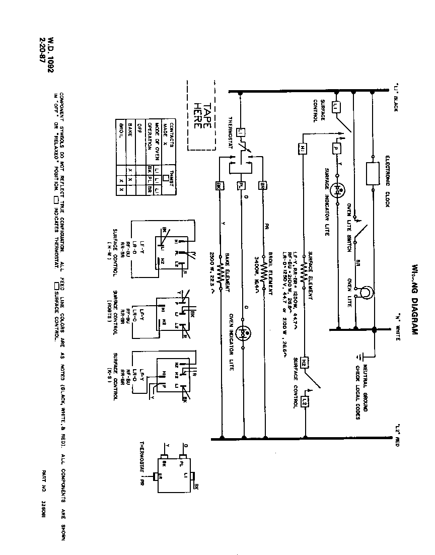 Roper D7507W0 wiring diagram diagram