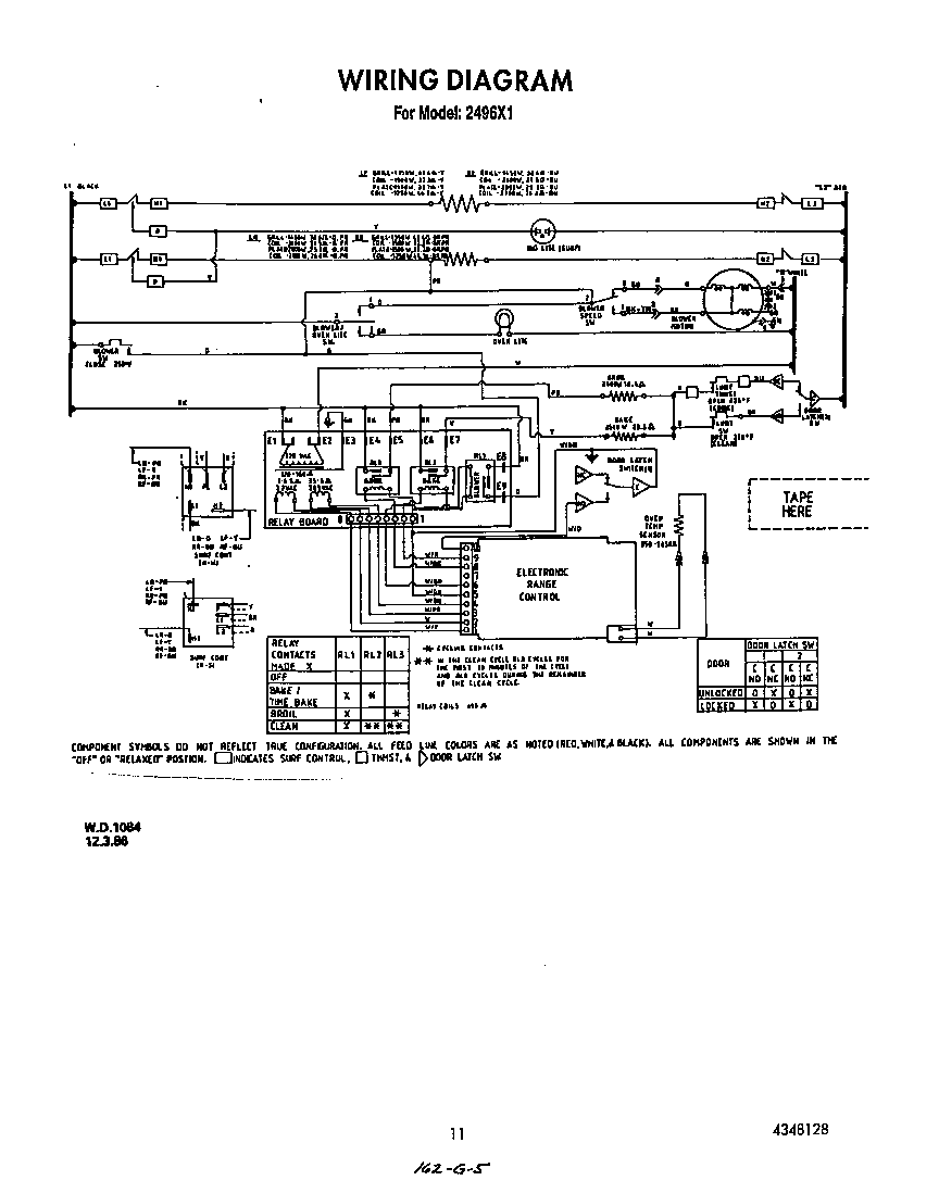 Roper 2496*1 wiring diagram diagram