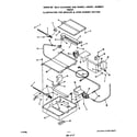 Roper F8557W0 broiler and oven burner diagram