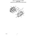 Roper F6557*0 oven door diagram