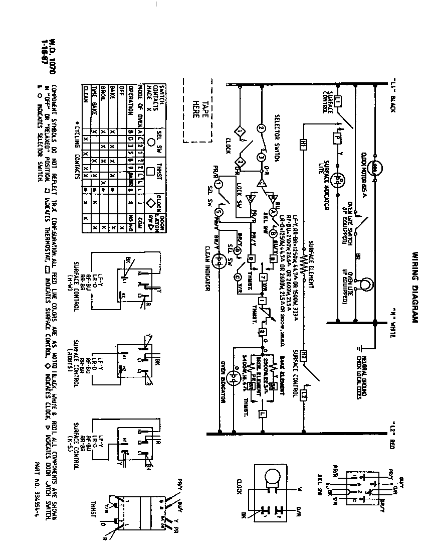Roper F9027*0 wiring diagram diagram