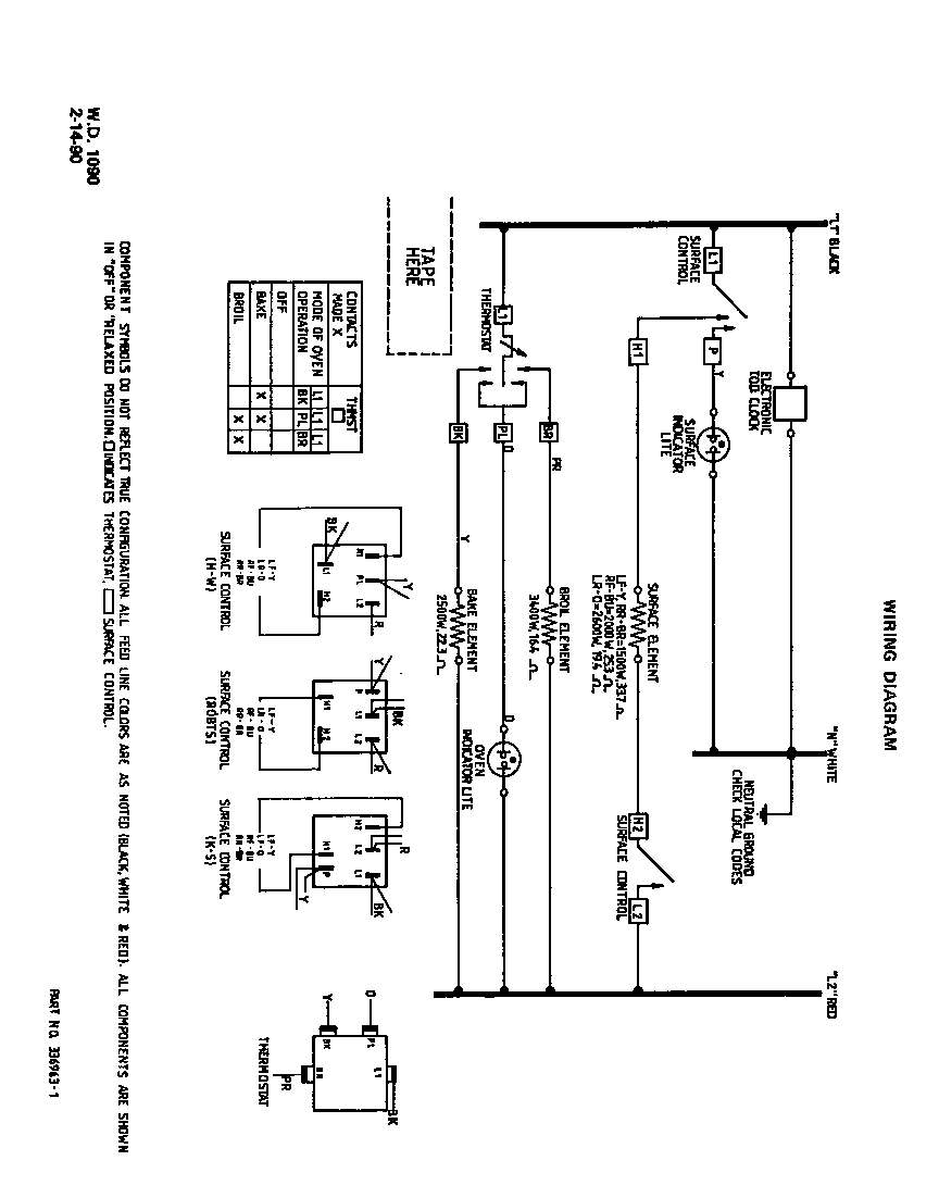 Roper F5357*0 wiring diagram diagram