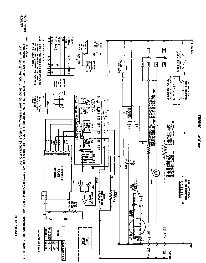 Roper N9457*0 wiring diagram diagram