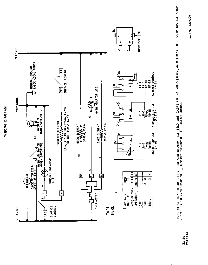 Roper S7257X0 wiring diagram diagram