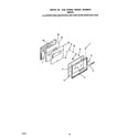Roper S6507X0 oven door diagram