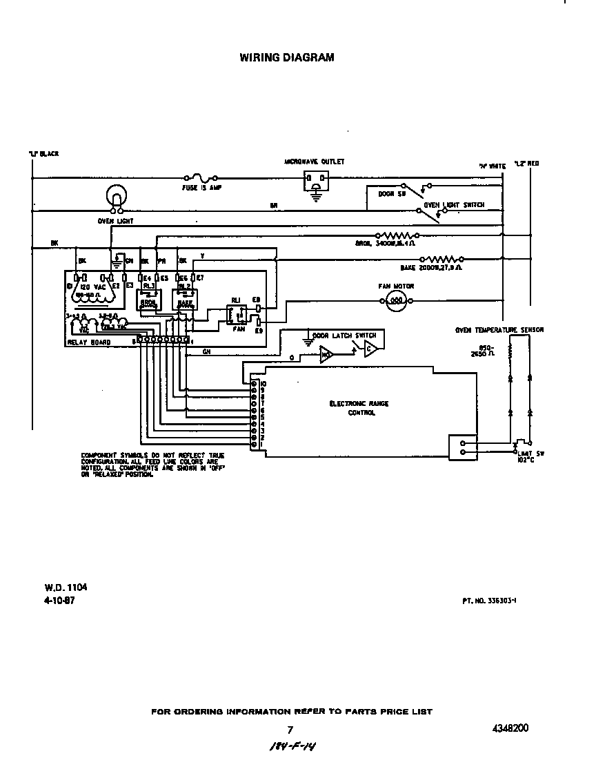 Roper B9907*0 wiring diagram