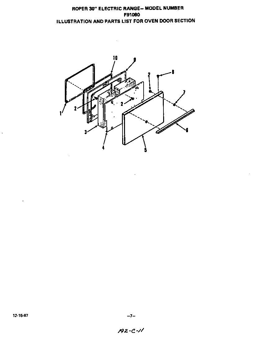 Roper F9108*0 #f91080 diagram