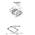 Roper F8858*0 oven door diagram