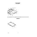 Roper F4007W1 oven door diagram
