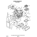 Roper H8858*0 lower oven diagram