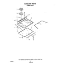 Roper D6757X1 cook top diagram