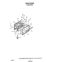 Roper D6757X1 oven door diagram